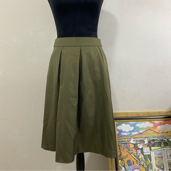 Yige Dresses & Skirts - Yige Olive‎ Green Women's Skirt